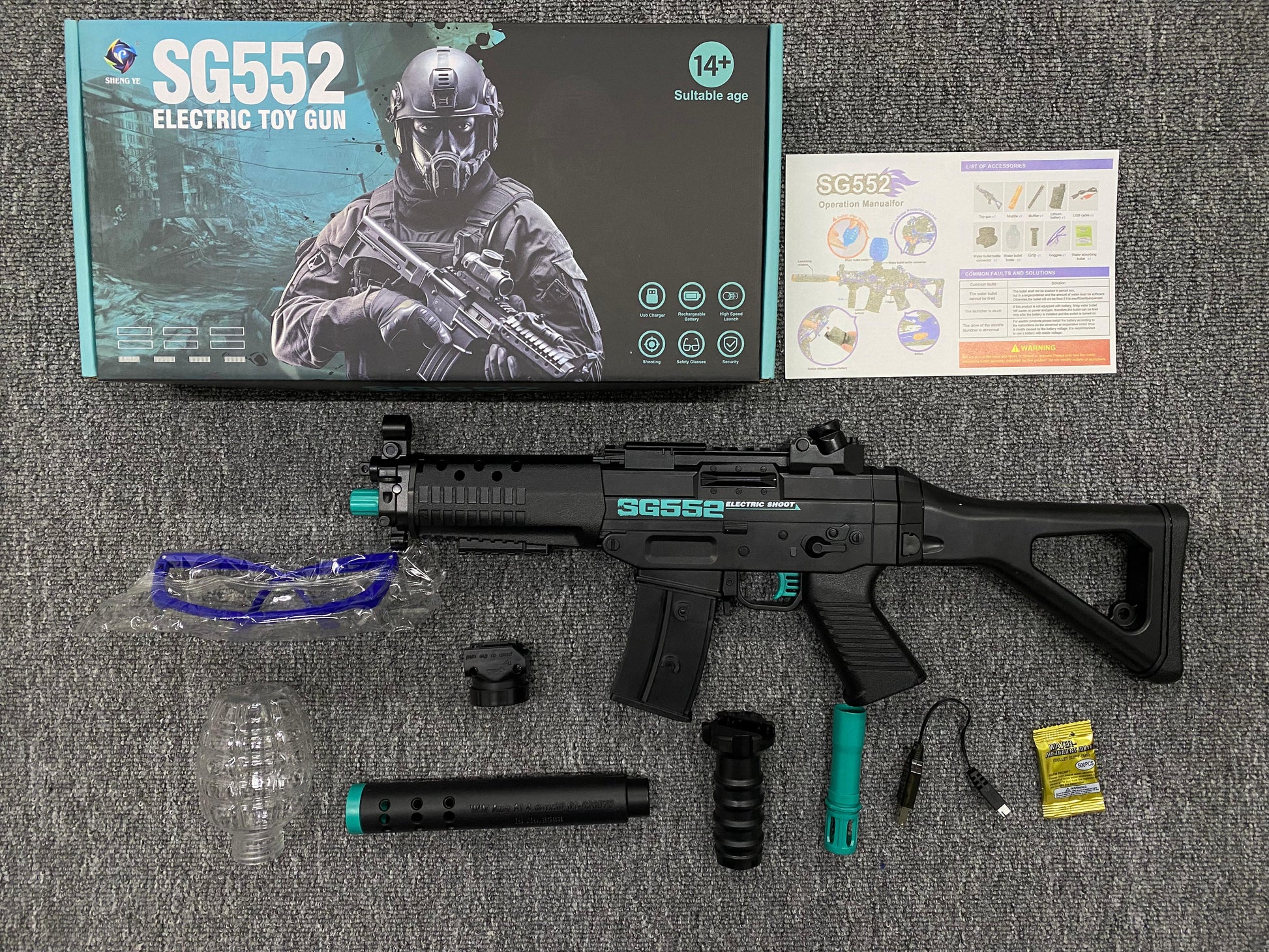 RIFLE SG552 HIDROGEL