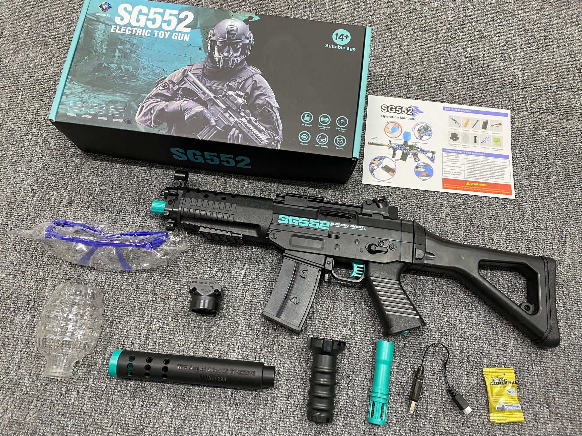 RIFLE SG552 HIDROGEL